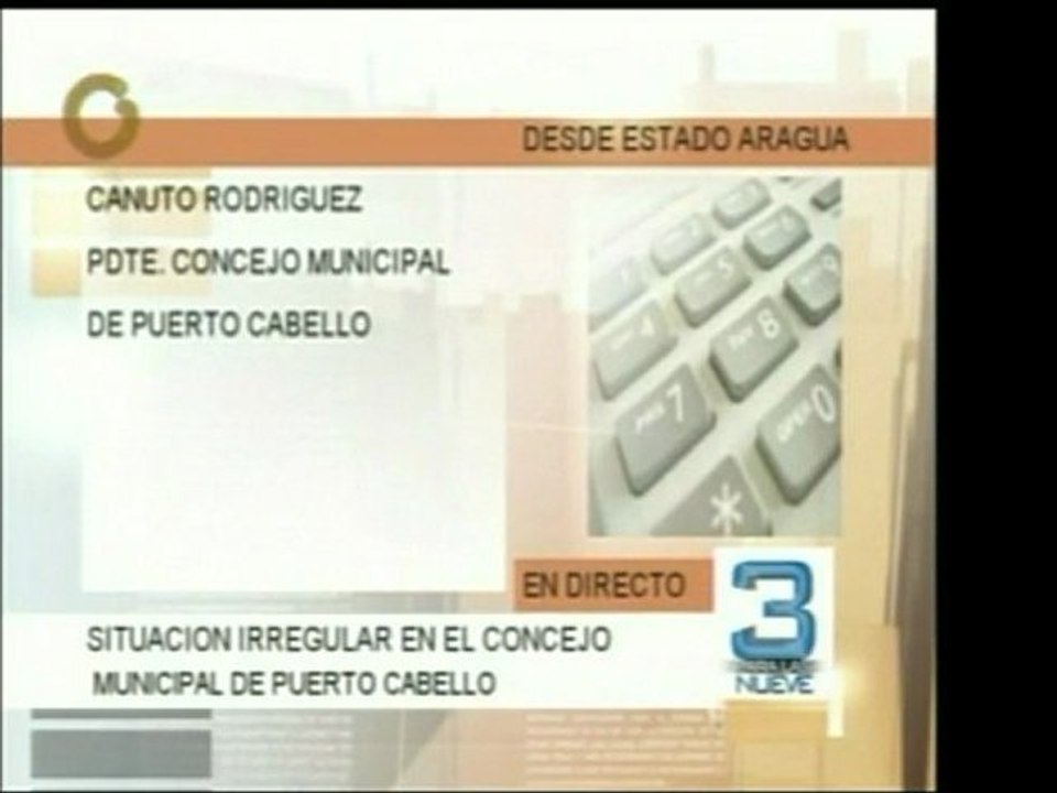 En Puerto Cabello hay una situación irregular en el Concejo