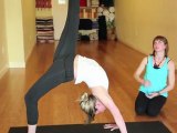 How to Do Yoga Upward Facing Bow Variation 2 Pose - Women's Fitness
