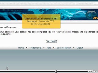 Use the backup feature in cPanel | cPanel Backup Feature