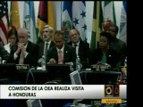 El Sec. Gnral. De la OEA, Miguel Insulza, y otros cancillere