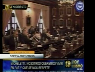 Micheletti recibe a la comisión de la OEA en Honduras, esper