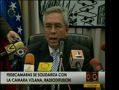 El pdte. de Fedecamaras, Noel Alvarez se solidarizó con la C