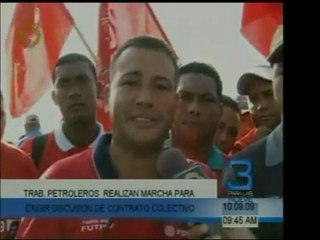 En Anzoátegui nuevamente los trabajadores petroleros exigier