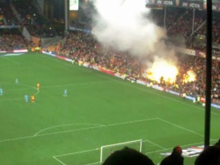 Lens-Marseille fumigènes