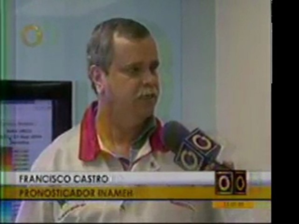 @globovision  Reporte Inameh para las proximas horas