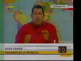 @globovision  Presidente Hugo Chavez en su programa dominica