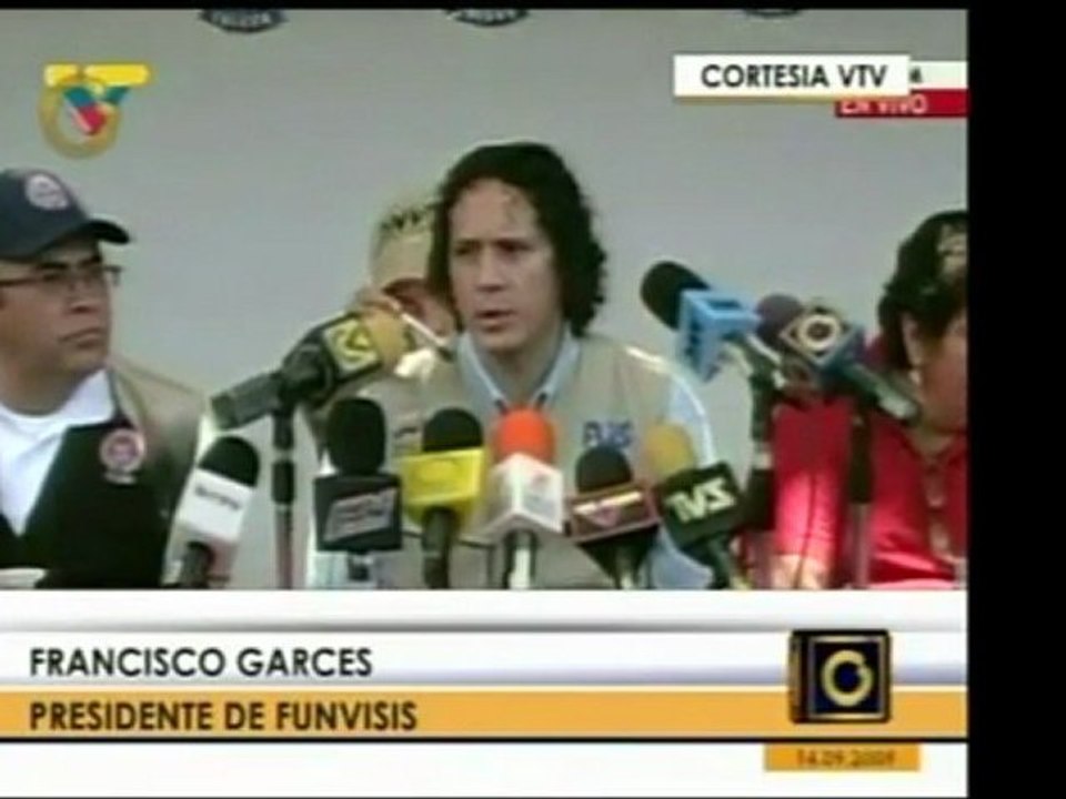 El Dir. de Funvisis, Francisco Garcés, dijo qu cinco hoteles