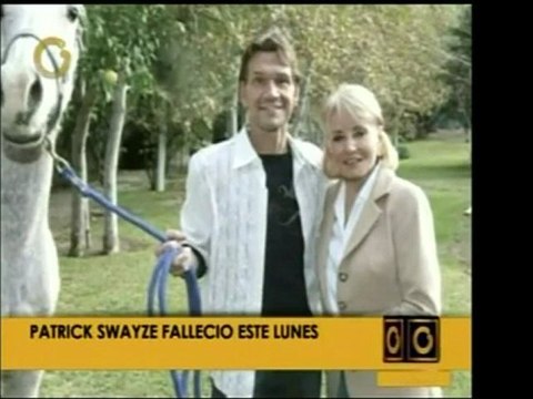 El actor Patrick Swayze, famoso por sus papeles en películas