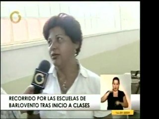 En una escuela de Barlovento las aulas están abiertas pero l