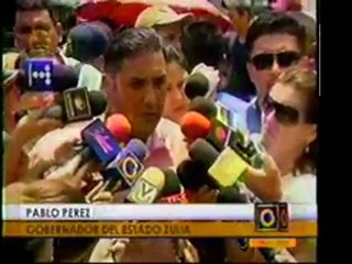 @globovision  Gobernador del estado Zulia, Pablo Perez
