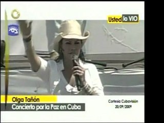 Usted lo vio. Olga Tañón en Cuba