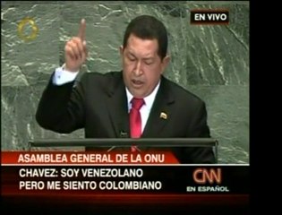 Entre los temas que se trataron en la ONU, el Pdte. Chavez d