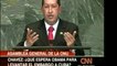 Chavez tocó el tema de militares de E.E.U.U. en Colombia. Pi