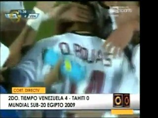 Oscar Rojas marcó el cuarto tanto contra Tahiti en el minuto