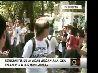 Un grupo reducido de estudiantes de la UCAB llega a la OEA e