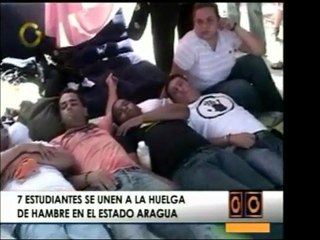 Jovenes universitarios y un hombre de Camatagua se sumaron a