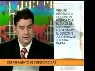 El DAS emitió un documento donde se pide explicaciones por l