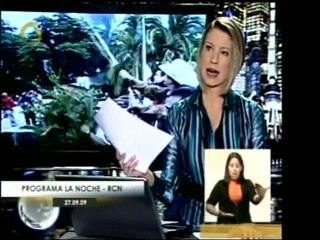 Programa "En la Noche" de Colombia, critica que Chavez no ha