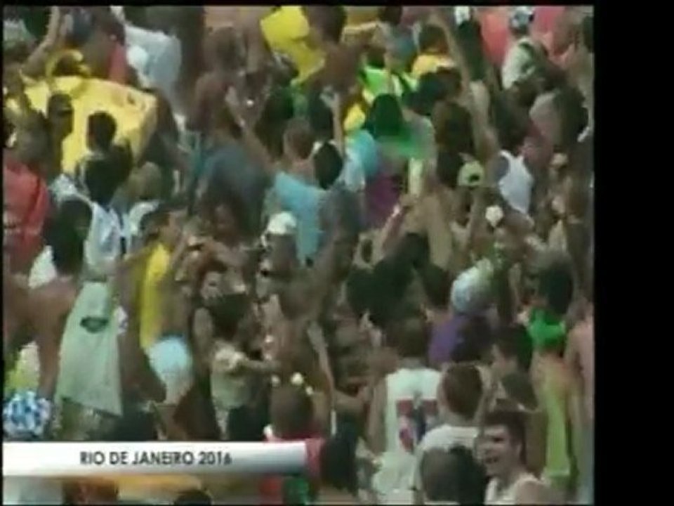 Celebración en Río de Janeiro por ser sede de los J.J.O.O. d