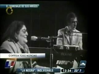 La cantante Mercedes Sosa fue velada por el pueblo argentino