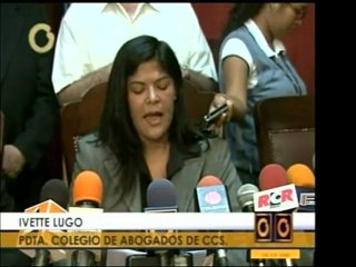 El Colegio Nacional de Abogados mostró su apoyo a Tamara Suj