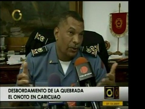 Testimonios del desbordamiento de la quebrada El Onoto en Ca