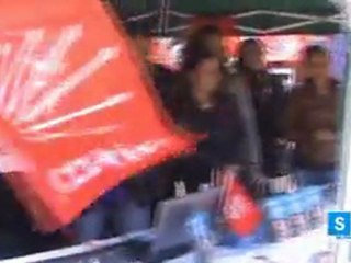 CHP Kadın Kolları çarşı meydanında