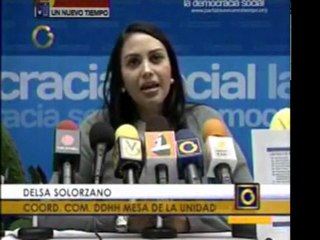 @globovision  Mesa de la Unidad celebro liberacion de Maraco