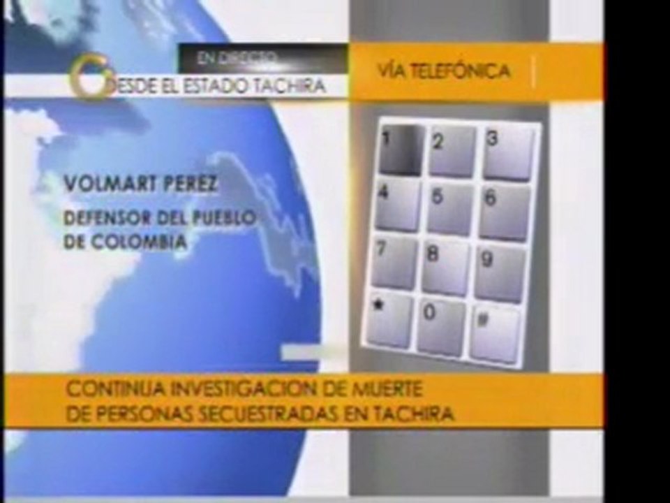 @globovision Defensor del Pueblo de Colombia se traslado al