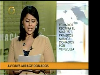 La mitad de los 6 aviones Mirage que se donarán a Ecuador se