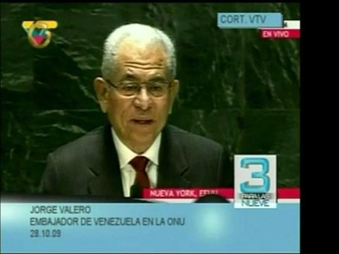 Jorge Valero habla del bloqueo de Estados Unidos hacia Cuba