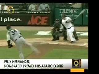 El pitcher criollo Féliz Hernández recibirá el galardón Luis
