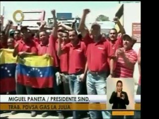 En Aragua los transportistas de PDVSA Gas protestaron porque