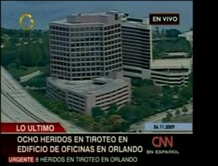 Video herunterladen: Se registró un tiroteo en un centro de oficinas de Orlando,