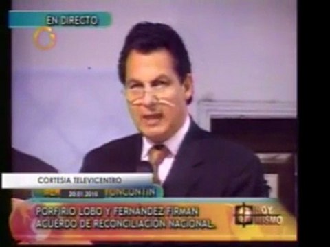 @globovision Lobo firma salvoconducto para salida de Zelaya