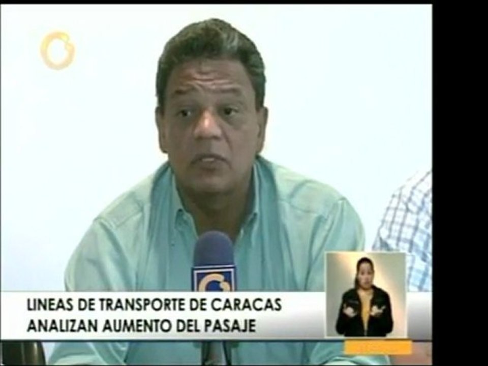 Las líneas de transporte de Caracas están solicitando que se