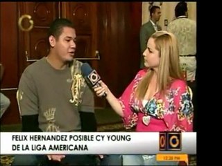 Exclusiva con el pelotero criollo Félix Hernández acerca de