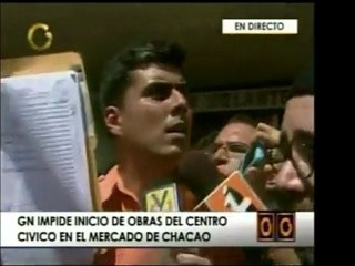 Luego de que la GN dispersara  su grupo, Emilio Graterón def