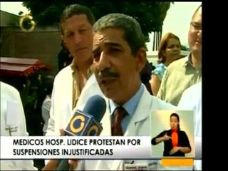 Médicos del Hospital Lídice dice ser destituidos por haber p