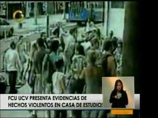 El pdte. saliente del FCU de la UCV, Ricardo Sánchez, mostró