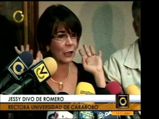 Rectora de la Universidad de Carabobo afirma que hay un plan