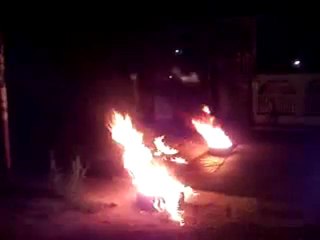 Protestas con imagenes y un video por constantes fallas elec