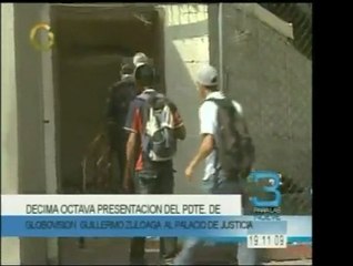 El pdte. de Globovision, Guillermo Zuloaga, se presentó por