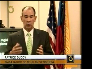 El embajador norteamericano en Venezuela, Patrick Duddy, est