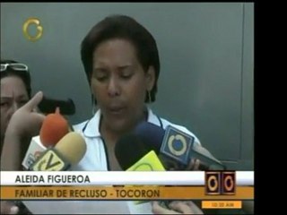 Familiares de los reclusos de Tocorón leyeron un comunicado