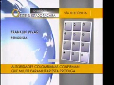 El corresponsal de Globovisión en el Táchira confirmó con el