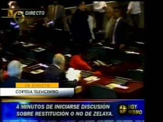 En Honduras el Congreso decide el día de hoy si Zelaya regre