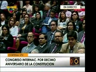 Con motivo del 10º aniversario de la Constitución, el Pdte.