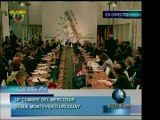 En la 38º Cumbre de Mercosur el Pdte. Chavez llama a no reco