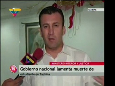 @globovision El ministro Tareck El Aissami responsabiliza a